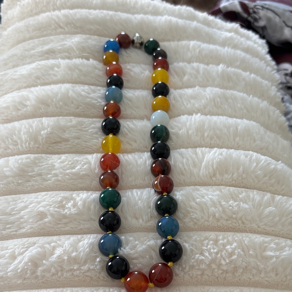 Vintage glass necklace